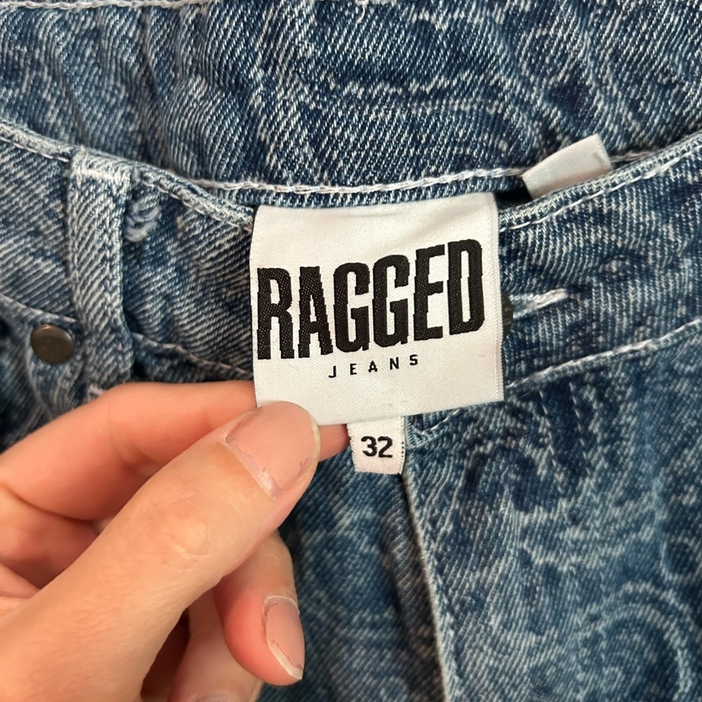 Ragged Priest Paisley Print Jeans Size 32 — image 3 of 8